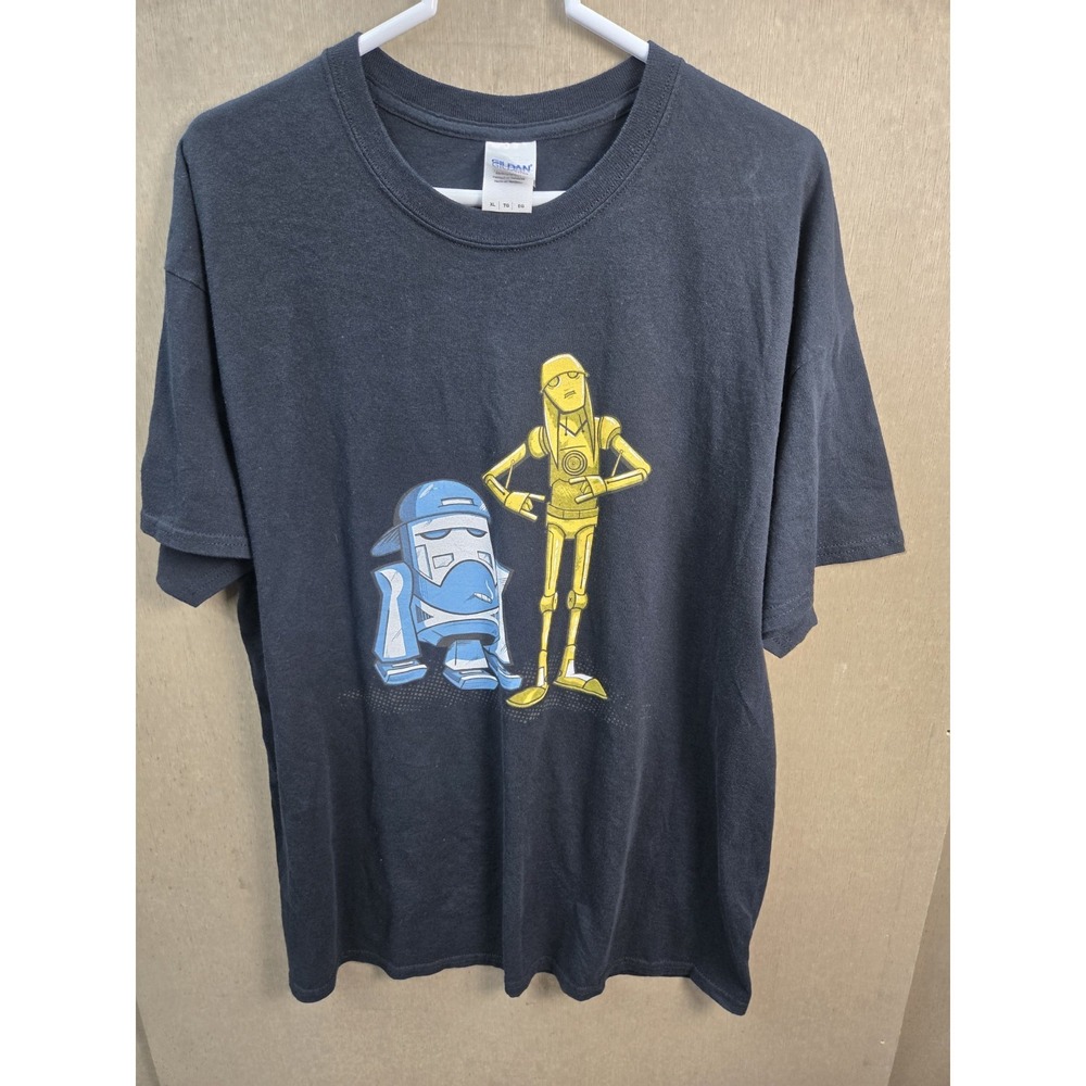 Discontinued Jay and Silent Bob R2D2 C3PO starwars Star Wars T Shirt Kevin Smith